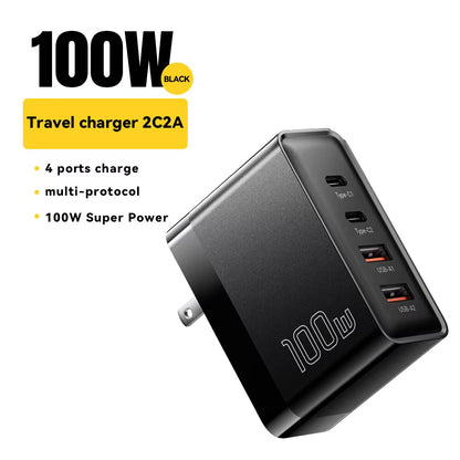 Essager 100 W Gan USB Typ C Caricabatterie PD QC Schnellladung 4.0 3.0 Typ C Ricarica Rapida Pro Iphone 14 13 12 Xiaomi Macbook