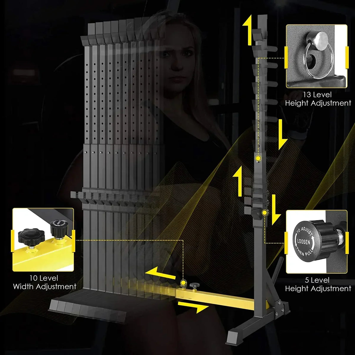 Verstellbares Kraftstation für effektives Krafttraining