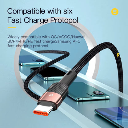 Essager 7A USB Typ C Kabel Für Realme Huawei P30 Pro 66W Schnelle Lade Draht USB-C Ladegerät Datenkabel Für Samsung Oneplus Poco F3
