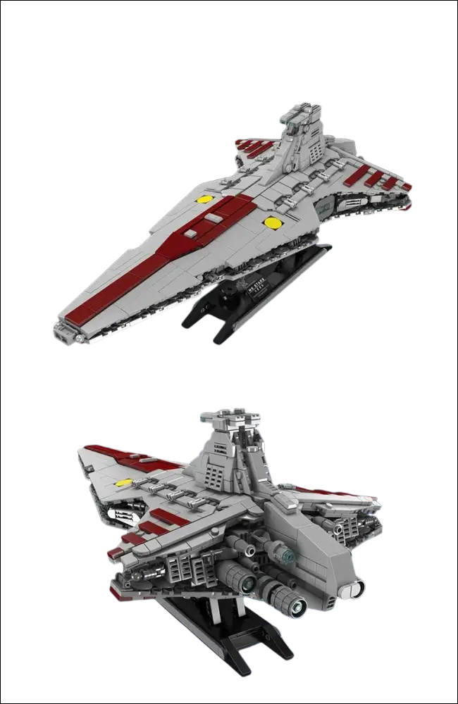 MOULD KING 21074 Republikanischer Angriffskreuzer der Venator-Klasse.