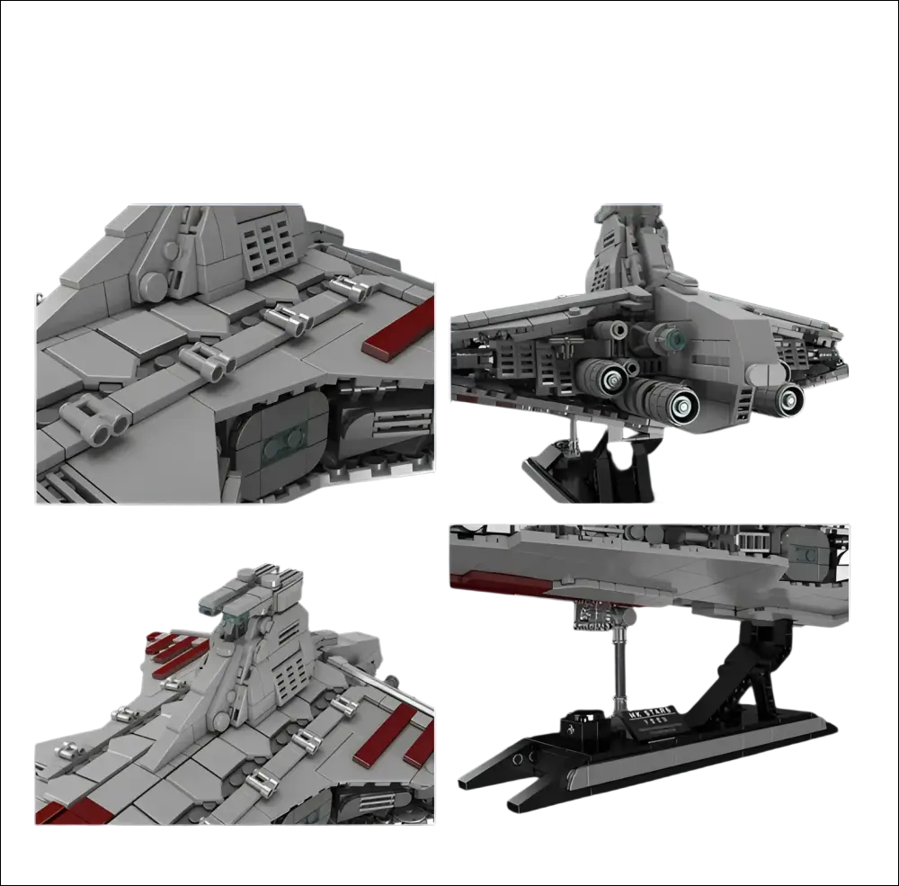 MOULD KING 21074 Republikanischer Angriffskreuzer der Venator-Klasse.